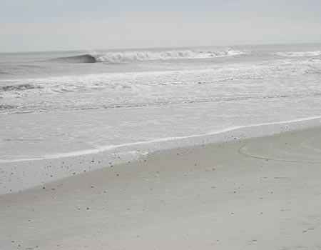 View of beach from St. Augustine Pier